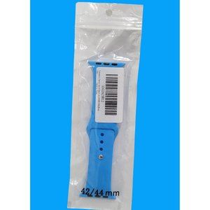 Silicone Blue Sports Watch Band For Apple Watch Size 42mm-44mm